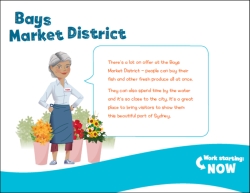 Extract from the booklet, 'The Big Plan for the Bays Precinct, Sydney' from the 'Schools Hub'; part of UrbanGrowth's educational package for primary school students.(https://thebayssydney.com.au/schools-hub/)